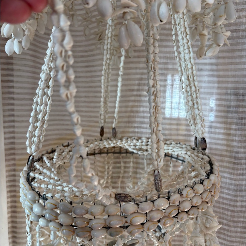 Vintage Shell Plant Hanger - Picture 3 of 4